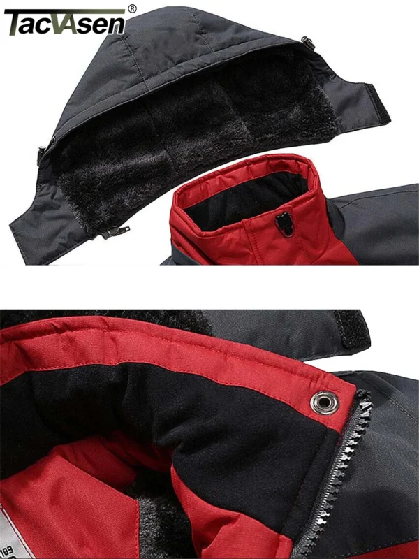 TACVASEN Fleece Lining Mountain Jackets Mens Hiking Jackets - Image 5