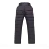 Casual Girl Boy Winter Pants Cotton Padded Thick Warm Trousers Waterproof Ski Pants - Image 5