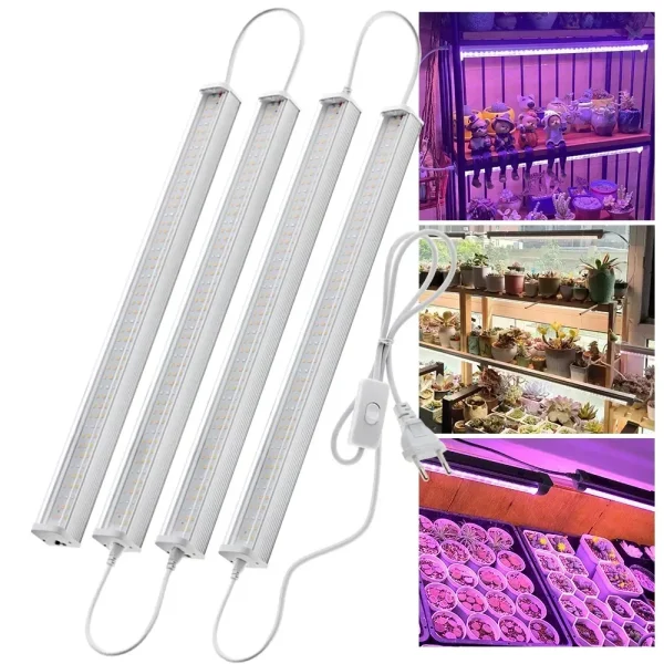 Newest 1/2/4/6PCS Full Spectrum LED Growing Lights for Greenhouse Plants Veg Flowers Fill Light Soilless Cultivation Lamps Hot - Image 6