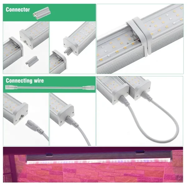 Newest 1/2/4/6PCS Full Spectrum LED Growing Lights for Greenhouse Plants Veg Flowers Fill Light Soilless Cultivation Lamps Hot - Image 3